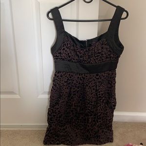 “Animal print” velvet and silk